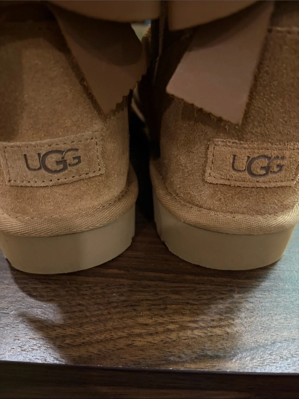 NEW UGG Mini Bailey Bow II Tan sz 10 W